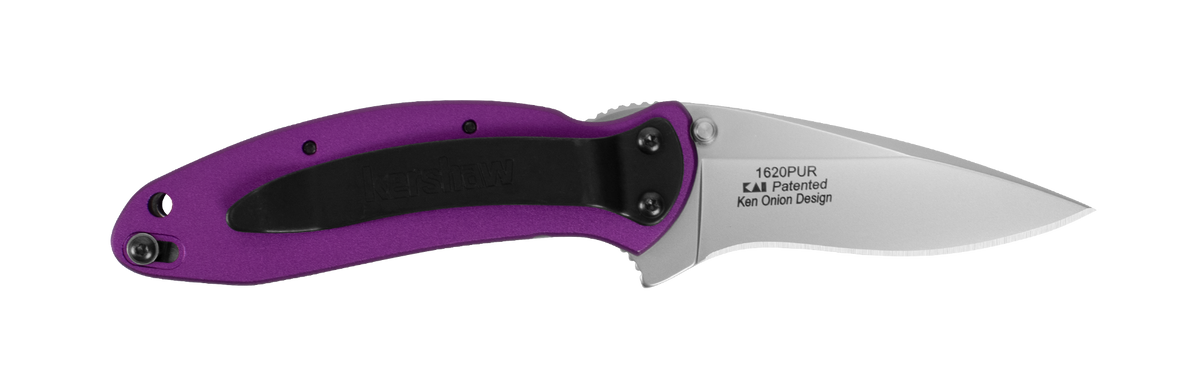 Kershaw Scallion Assisted Opening Knife SKU 1620PUR