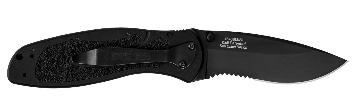 Kershaw Blur Assisted Opening Knife SKU 1670BLKST