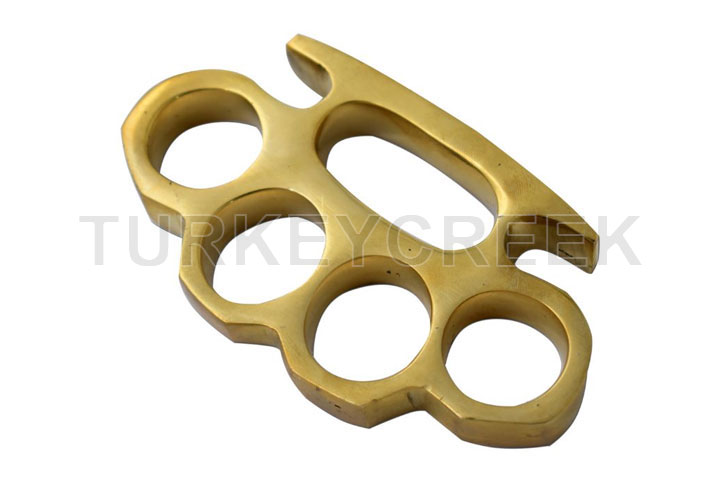 Heavy Duty Solid Brass Belt Buckle/Paperweight Knuckles SKU KT-001BS