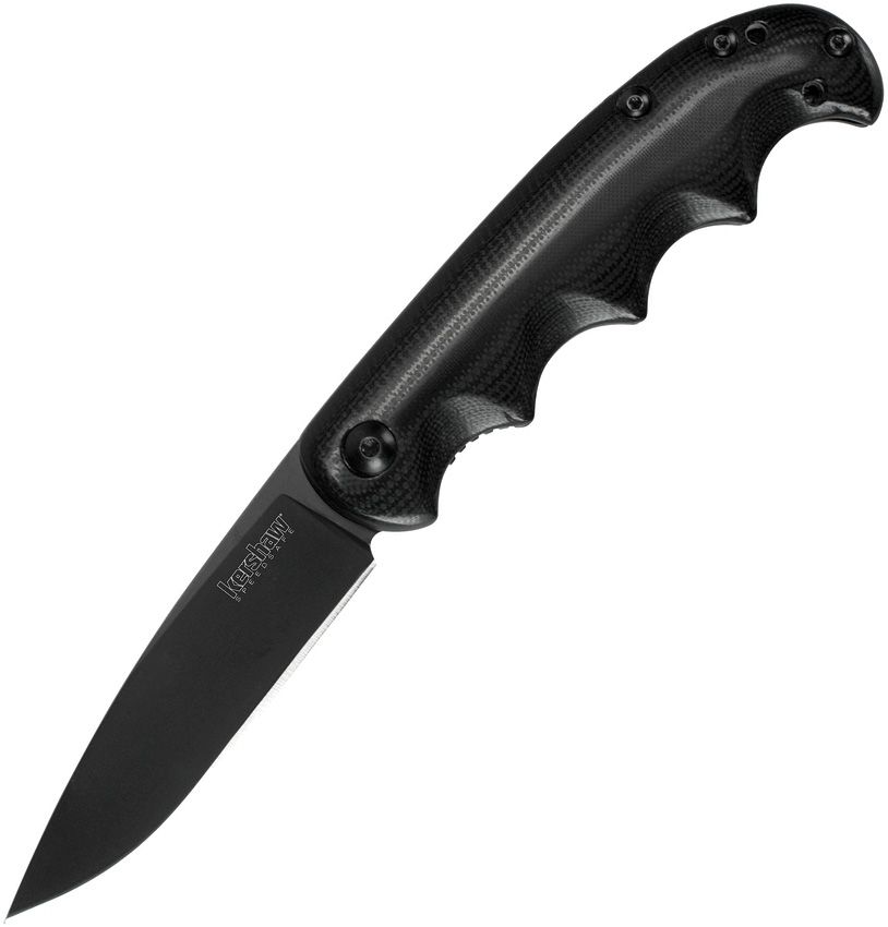 Kershaw AM-5 Assist Open Framelock Knife Black 8Cr13MoV SS/Black Handle SKU KS2340X