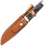 Boker Magnum Safari Mate XD Fixed Bade Bowie Knife 440 SS Blade/Wood Handle comes with Sheath SKU 02MB207