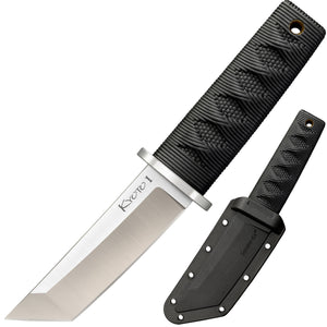 Cold Steel Mini Koyoto I Tanto Knife w/Sheath 8Cr13MoV Stainless Steel Blade/Black Kray-Ex Handle SKU CS-17DA