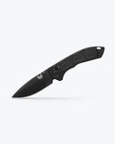 Benchmade Mini Narrows Axis Lock Knife Black CPM 20CV Blade/Black 6Al-4V Titanium Handle SKU 743BK-01