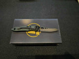 Leatherman Skeletool KB Folding Knife Black Reverse Tanto 420HC SS Blade/OD Green Alum. Handle SKU 833159