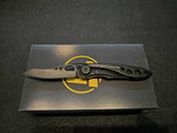 Leatherman Skeletool KB Folding Knife Black Reverse Tanto 420HC SS Blade/Black Alum. Handle SKU 833163