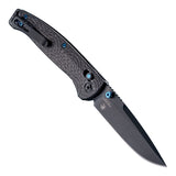 Hogue Collector Series Mysto ABLE Lock Knife w/Blue Titanium Insert Black CPM MagnaCut Stainless Steel Blade/Black Cerakote Machined Carbon Fiber Handle SKU 24492-LIM