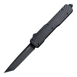 Hogue Counterstrike Auto OTF Knife Black CPM 20CV Stainless Steel Blade/Black Alum. w/Black G10 Scales Handle SKU