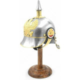 Medieval Warrior German Pickelhaube Military Helmet w/Stand SKU IAI-H-129