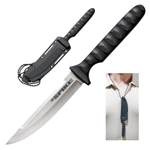 Cold Steel Toyoko Spike Knife w/Sheath German 4116 Stainless-Steel Blade/Black Griv-Ex Handle SKU CS-53NHS