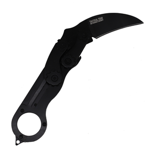 Tactical Team Black Liner Lock Fahei Finish 3CR13 SS Blade & Handle SKU 14396