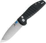 Bestech Knives Bestechman Goodboy Jr. Button Lock Knife D2 Tool Steel Blade/Black G10 Handle SKU BTKMK10A/BMK10A