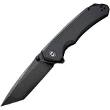 Civivi Brazen Linerlock Knife Black Stonewash D2 Tool Steel Blade/Black G10 Handle SKU CIVC2023C