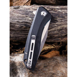 Civivi Backlash Linerlock Knife 9Cr18MoV Stainless Steel Blade/Black G10 Handle SKU