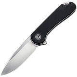 Civivi Elementum Linerlock Knife D2 Tool Steel Blade/Black G10 Handle SKU CIVC907A