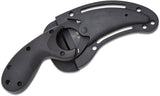 Columbia River Kommer Bear Claw Fixed Blade Knife Black Nylon CRKT SKU 2516K