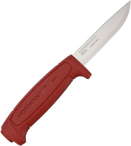 Mora Basic 511 Fixed Blade Knife with Sheath Red SKU FT01502