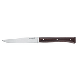 Opinel 4 Piece Set of Facette Steak Knives Stainless-Steel Blade/Dark Ash wood Handle SKU 002497