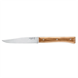 Opinel 4 Piece Set of Facette Steak Knives Stainless-Steel Blade/Olivewood Handle SKU 002498