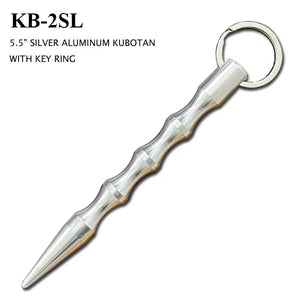 Kubotan with Key Ring Silver SKU KB-2SL