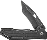 Kershaw Lifter Assist Open Framelock Knife 3Cr13 Blackwash SS/Blackwash SS Handle SKU KS1302BWX