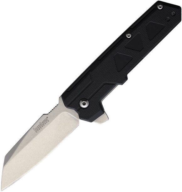 Kershaw Incisive Assist Open Linerlock Knife Stonewash 8Cr13MoV SS/Black Handle SKU KS1354