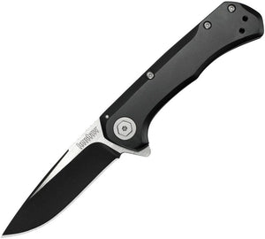 Kershaw Showtime Assist Open Framelock Knife Black Oxide Coated 8Cr13MoV SS/Black Handle SKU KS1955