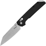 Kershaw Iridium Reverse Tanto DuraLock Knife Black Aluminum SKU 2038R/KS2038R