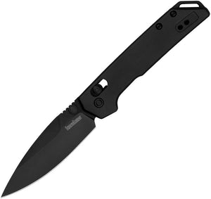 Kershaw Mini Iridium Dura Lock Knife Black Oxide D2 Tool Steel Blade/Black T6 Alum. Handle SKU KS2051BLK/2051BLK