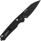 Kershaw Bel Air MagnaCut DuraLock Knife Black CPM-MagnaCut Stainless Steel Blade/Black Alum. Handle SKU KS6105BLK/6105BLK