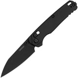 Kershaw Bel Air MagnaCut DuraLock Knife Black CPM-MagnaCut Stainless Steel Blade/Black Alum. Handle SKU KS6105BLK/6105BLK