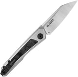 Kershaw Launch Automatic Knife CPM-MagnaCut Stainless Steel/Anodized Aluminum with Marbled Carbon Fiber Inlay Handle SKU KS7050