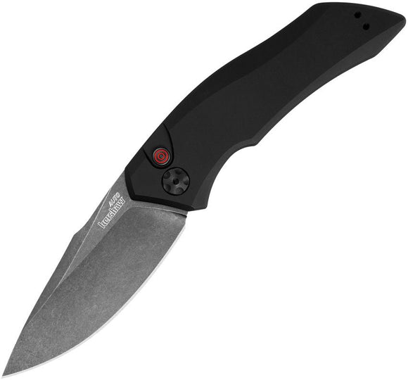 Kershaw Launch 1 Automatic Knife Blackwash CPM-154 Stainless Blade/Black Anodized Alum. Handle SKU 7100BW/KS7100BW