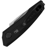 Kershaw Launch 9 Automatic Knife Stonewash CPM-154 Stainless Blade/Black Anodized Alum. Handle  SKU 7250/KS7250