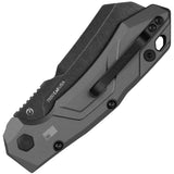 Kershaw Launch 14 Automatic Knife Blackwash CPM-154 Stainless Blade/Gray Anodized Handle with Carbon Fiber Inlay SKU 7850/KS7850