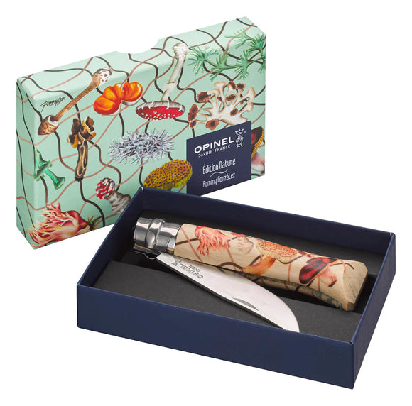 Opinel Limited Edition Nature No.8 (Rommy Gonzalez) Folding Knife Numbered Stainless-Steel Blade/Sublimed Hornbeam Handle SKU 002601