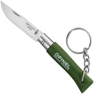 Opinel No. 4 Keyring Colorama Khaki Green SKU 002054