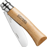 MY First Opinel No.7 Folding Knife Rounded Tip SS Blade/Beechwood Handle SKU 001221