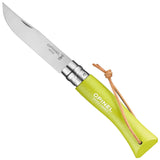 Opinel No. 7 Colorama Anise Stainless Steel Pocket Knife w/Lanyard SKU 002207