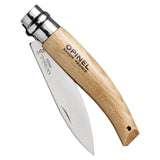 Opinel No.8 Stainless Steel Folding Gardening Knife Beechwood Handle SKU 133080