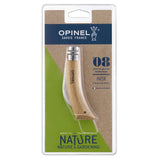 Opinel No.8 Stainless Steel Folding Pruning Knife Beechwood Handle SKU 113140