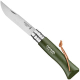 Opinel No.8 Colorama Folding Knife Forest Green SKU 001703