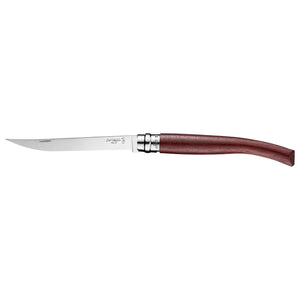 Opinel No.12 Effile Stainless Steel Folding Knife Padouk Handle SKU 002556