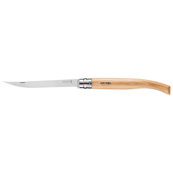 Opinel No. 15 Effile Beechwood Fillet Knife SKU 002561