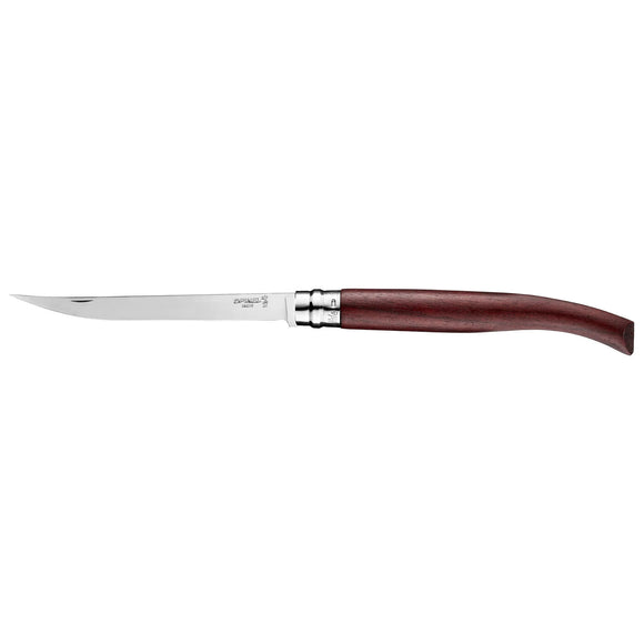 Opinel No.15 Effile Stainless Steel Folding Knife Padouk Handle SKU 002557