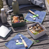 Opinel No.8 Stainless Steel Picnic+ Cutlery Complete Set Beechwood Handle SKU 002500