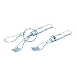 Opinel Picnic+ Cutlery Stainless Steel Insert Set SKU 002501