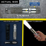 Jolt RhineStun Rechargeable Stun Flashlight w/Holster 75,000,000* SKU JRS75S