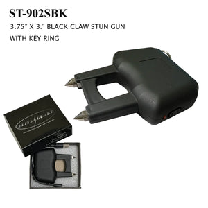 Elite Guard Black Claw Style Stun Gun w/Safety Switch & Charger SKU ST-902SBK