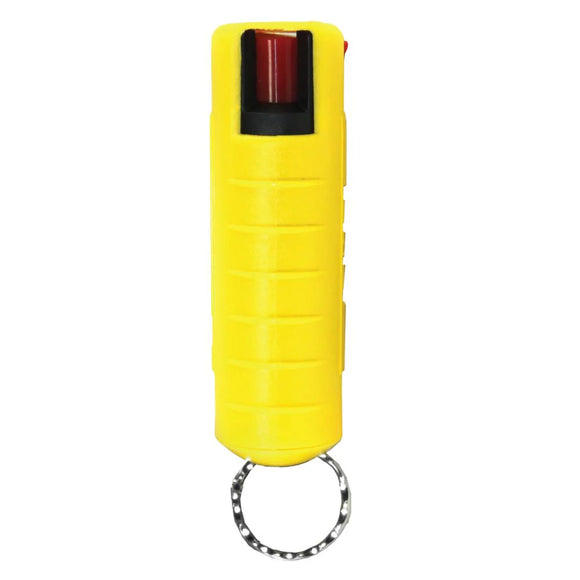 Streetwise 18 Stream Pepper Spray w/UV Marking Dye Yellow 1/2 oz Hard-Case SKU SW3HYL18