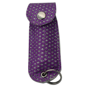 1/2 oz Keychain Pepper Spray with Purple Bling Pouch SKU T313227